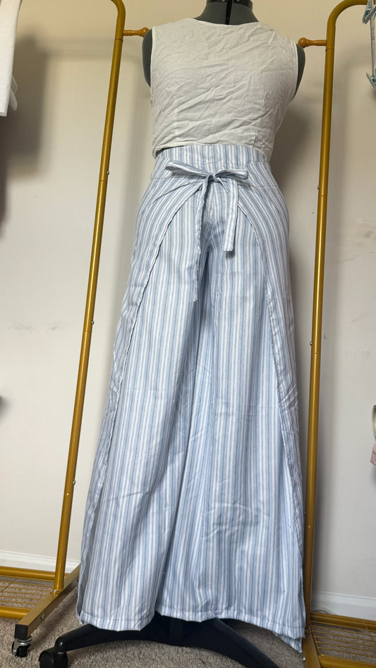 Wrap Pants | Sustainable Threads | Queen Sheet | Made To Order Clothing - Wildflower Enchanted