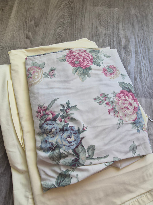 Vintage Floral Uniquely You | Clothing Your Way | Custom Clothing | Handmade Clothing | (FITTED SHEET)