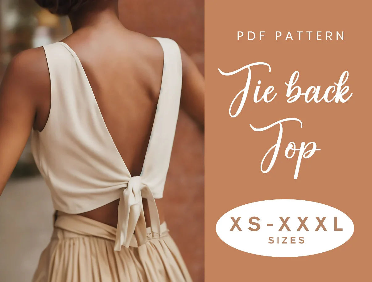 Lea Backless Blouse| Sustainable Threads | Twin Sheet | Made To Order Clothing - Wildflower Enchanted