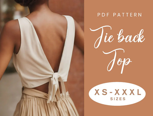 Lea Backless Blouse| Sustainable Threads | Twin Sheet | Made To Order Clothing - Wildflower Enchanted