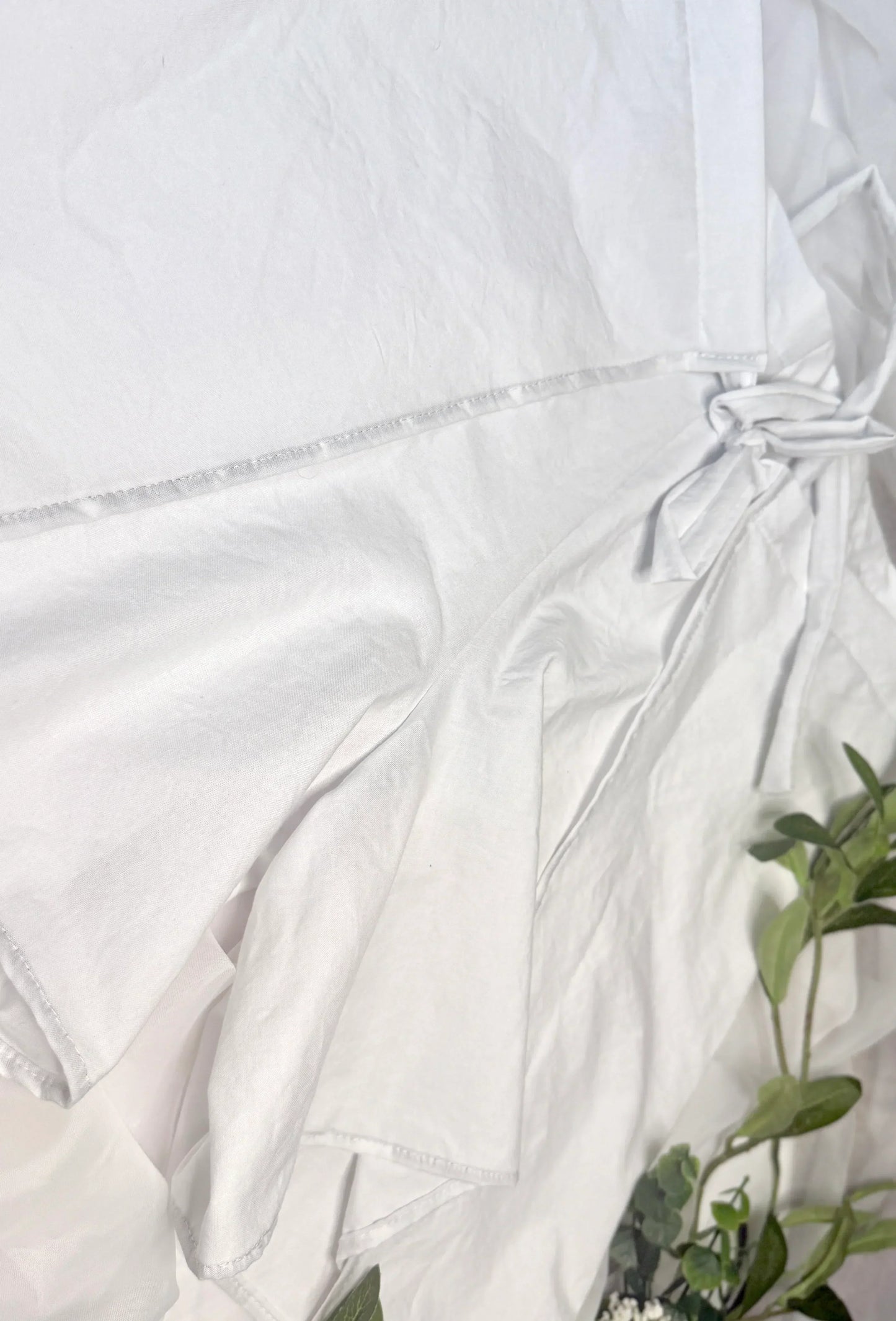 Wrap Shorts | Sustainable Threads | Twin Sheet | Made To Order Clothing - Wildflower Enchanted