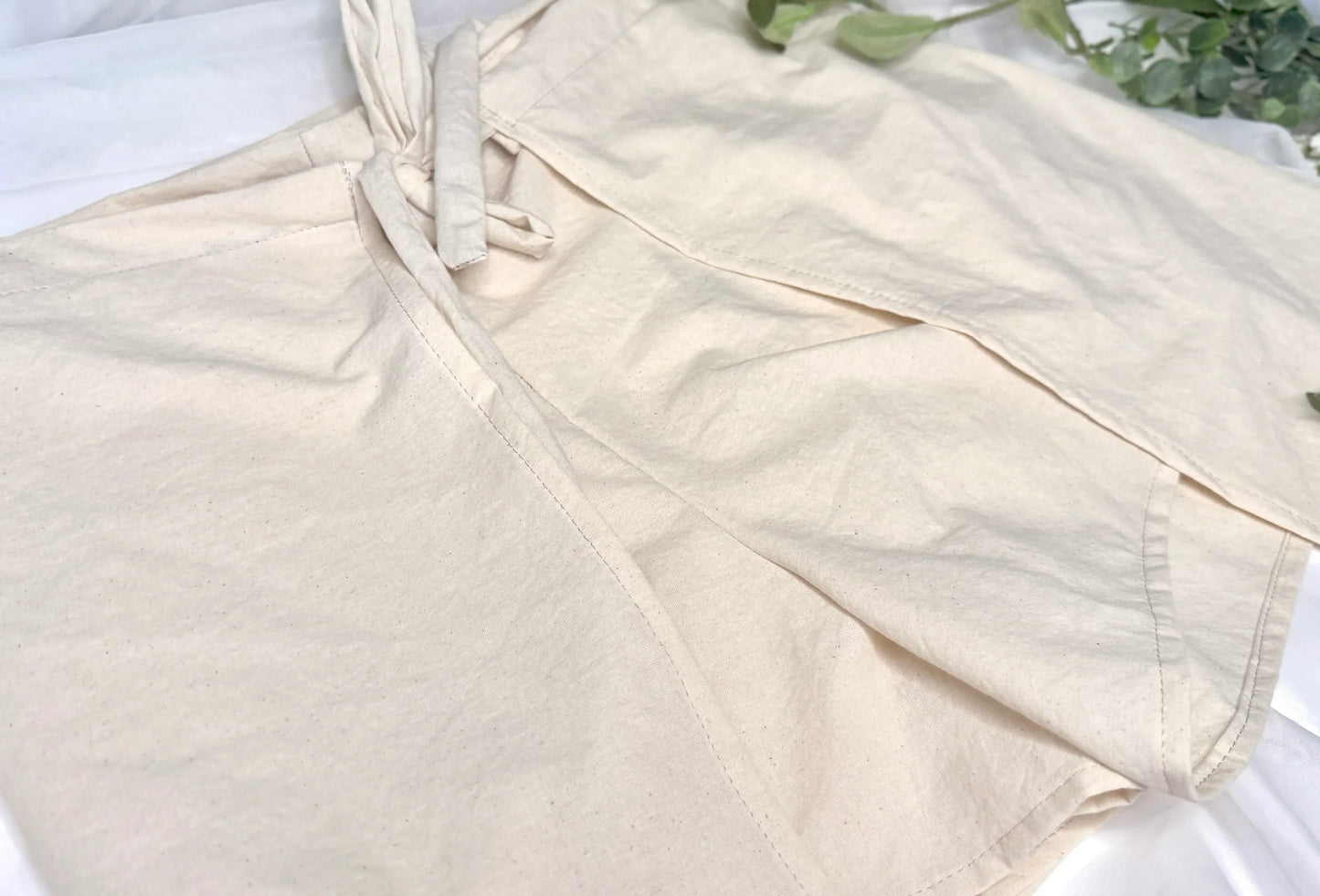 You Provide Fabric Wrap Shorts | Sustainable Threads | Queen Sheet | Made To Order Clothing
