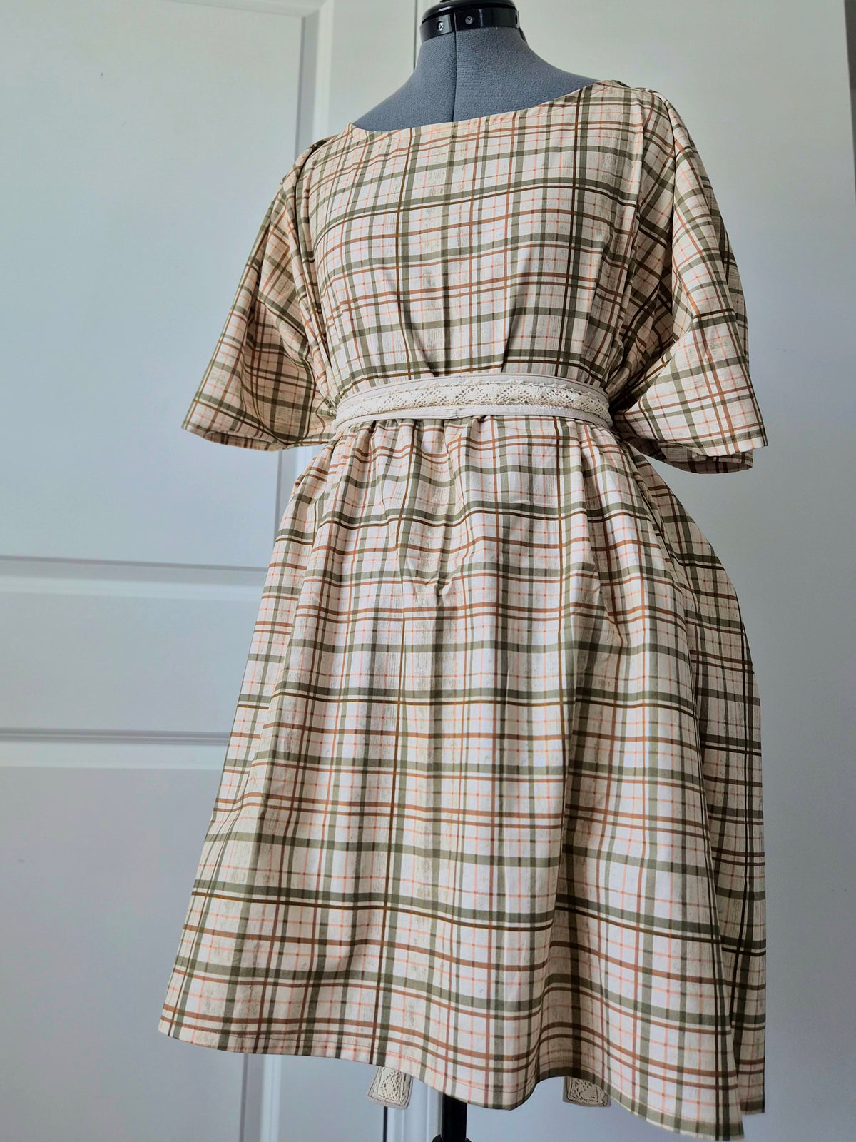 Pleasantly Plaid Dress | Kaftan Dress | Dual Wear