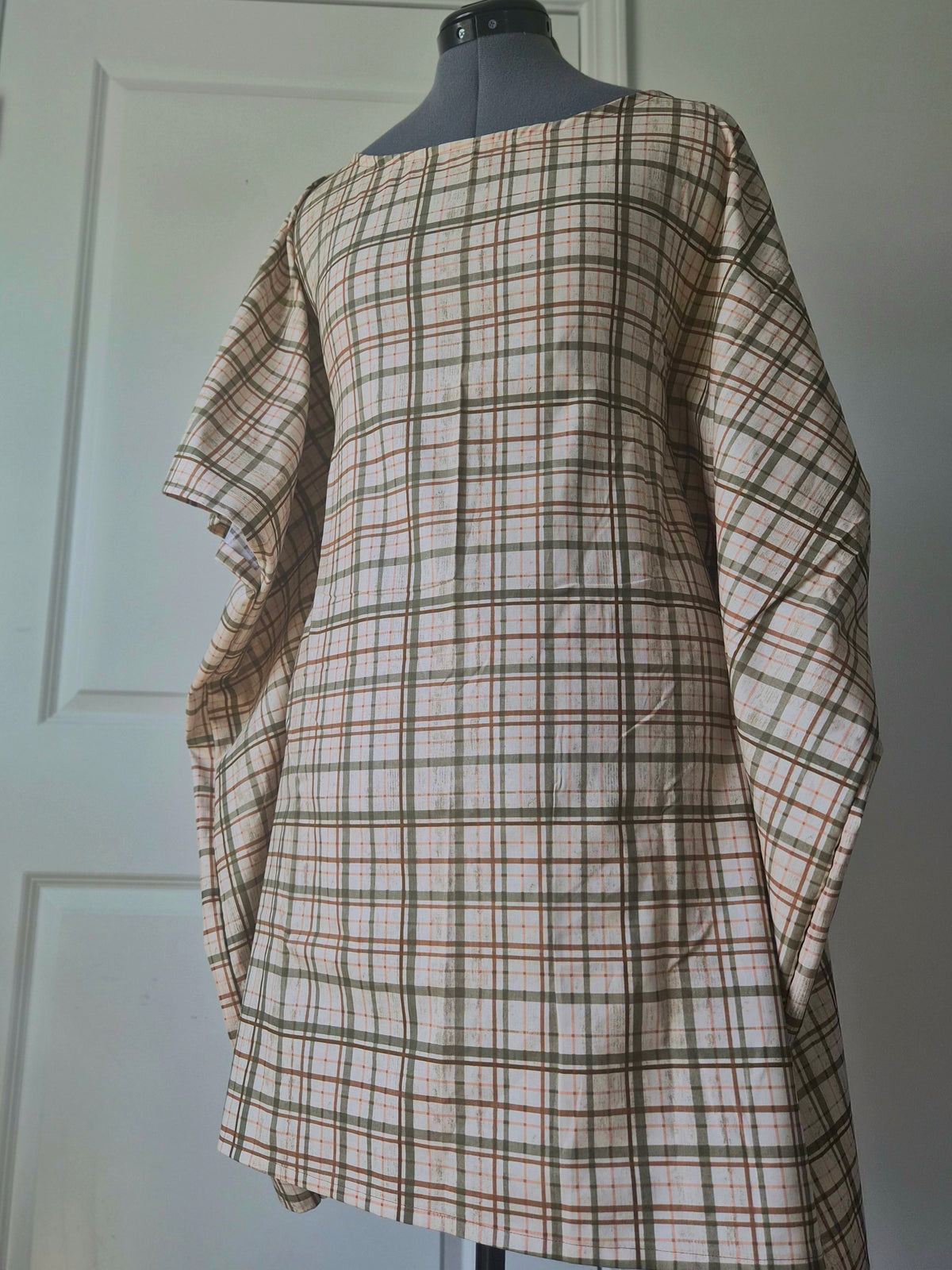 Pleasantly Plaid Dress | Kaftan Dress | Dual Wear