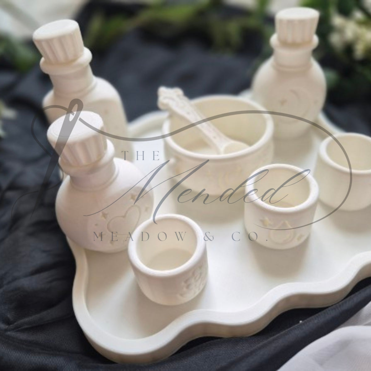Glamour Magic Halloween Home Decor | Potion Decor | 3D Print Decor | MADE TO ORDER SET