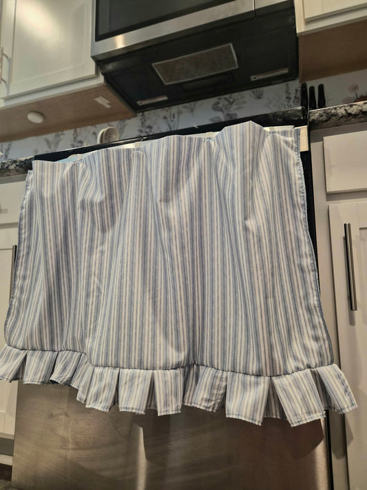 Pin Stripe Oven Curtains | Standard Size | Kitchen Decor
