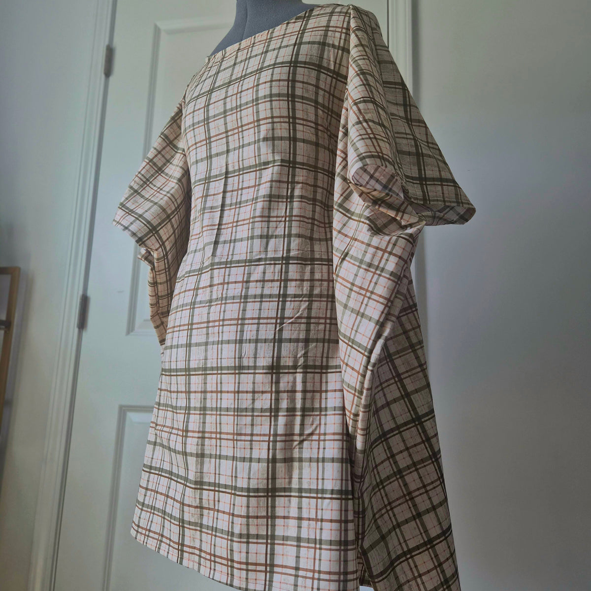 Pleasantly Plaid Dress | Kaftan Dress | Dual Wear